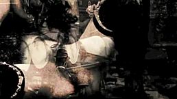 vintage interracial hairy pussy fuck with london's dark lantern vibes 🍆👅💦