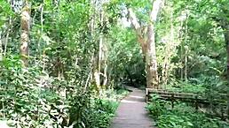 we fuck passionately in eden's garden almost getting caught