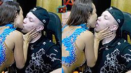 belinha baracho kisses host grabs his cock so hot podcast papum barraco dirty talk