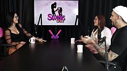 Bia Ruyva discusses cuckold challenges viagra and partner meetings in sheer red lingerie