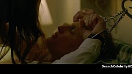 hey, alexandra daddario stripped naked for bondage play on sofa 😈🔗 handcuffs tight!