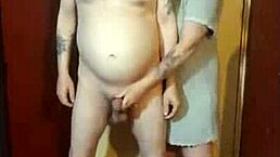 😈 gf kelly makes me cum huge while blindfolded naked on cam!! 🤤💦