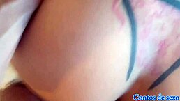 ecstasy surges pulling from ass to flood big ass pussy with cum