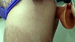 i love my anal plug and double dildo penetration