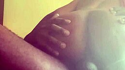 Amateur Couple Bounces Hard on Chair Ride