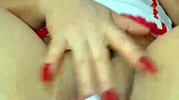 smoking latina pornstar masturbates squirts on huge ass and tits