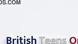 British 18 Year Old Student Squirts On Machine