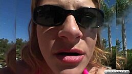 Lex Steele Pounds Nikki Nievez After Thong Bikini Strip