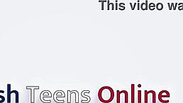 British 18 Year Old Student Squirts On Machine