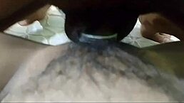 Nepalisexyhotwife close-up bathroom sex with slutty Nepali wife doggystyle