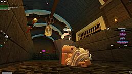 roblox blonde whore deepthroats monster cock anal doggystyle cumshot