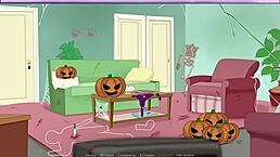 ever seen a granny slut take monster cock outdoors on halloween?