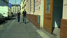 Hot young Russian teen babe roughly banged by old perv in group 😈🍆💦🔥