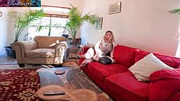 Stepmom Craves Stepson's Cock Deep Inside Her Plump Pussy