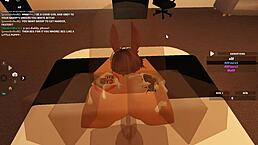 blacked roblox whore rides monster bbc doggystyle with rough anal gape