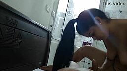 Wife Licks Hubby Nipples, Delivers Blowjob, Then Rough POV Domination