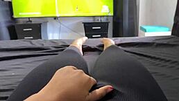 colombia match got me fingering juicy latina pussy in toilet shorts