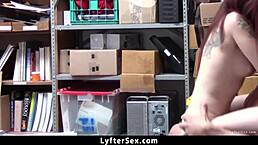 Suspect Bent Over Office Desk for LP Officer DOGGYSTYLE Interrogation - Lyftersex