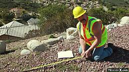 shemale boss barebacks crossdresser ass no cheating blowjob.