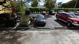 exhibitionist amateur slut bends over sucking wet tight cunt cocks in hardcore contest game