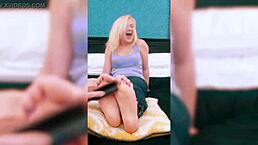 fifi foxx's wrinkled bare feet get nude tickled