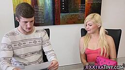 petite pigtail blonde teen slut craves explosive facial cum blast