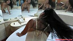 yo, check out ladyboy amy pounding ass in homemade thai pov