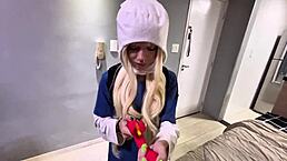 Cosplay Zone adventure: Finn from Adventure Time with Trice in free backstage fun