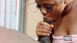 he bends me over doggystyle slamming my tight pussy with deep licks balls and epic fucking skills