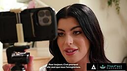 nuru massage turns wild as masseuse gal ritchie fucks coworker for hot facial