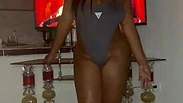 hot latina stepsis loses bet and takes rough bbc doggystyle creampie pov