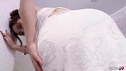 skinny japanese teen pov sloppy blowjob ends with cum in mouth at parlor!