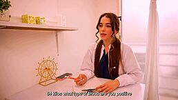 doctor's tight pussy takes huge bbc missionary cowgirl she moans wild at clinic uh huh