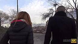 hey man you covered that redhead's belly with cum after cash sex right