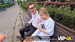 hey cute czech blonde cheats on bf for cash pov watch her shaved pussy 😏💰🍑