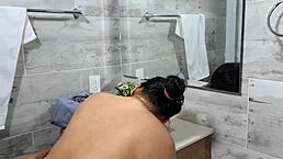 hot stepmom... bouncin' her fat latina tits on my interracial cock umm yeah!!