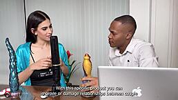 Colombian nympho Alicia Trece begs Brandon Cruz's BBC for creampie pounding