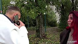 german redhead teen bitch with saggy natural tits... i mean i seduce the cop for raw pussy pounding no condom ugh