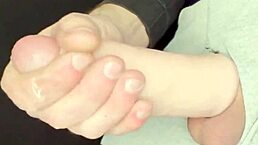 robby strokes foreskin extender massive cumshot solo