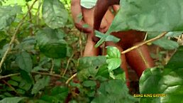 quickie with stepsis at village festival... her wet pussy missionary during holiday party was too hot to miss