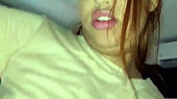 curvy mexican stepsis with big natural tits bends over for doggystyle creampie in my room.