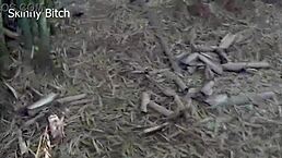 We struggled finding forest spot for sexy outdoor fingering full vid sheer