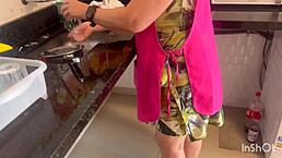 bold maid hits on me shamelessly i fuck her raw in sheer