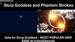 curvyculturexxx slurps while goddess facefucked eating phantom strokes' ass