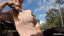 German Scout Picks Czech 18+ Jennifer on Street. Outdoor Casting Ride Cowgirl Cum Mouth
