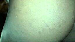 gilf spreads legs wide after booth preview for deep milf dick pounding