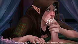 the legend horny curvy blonde slut lana plays adult game with monster cock