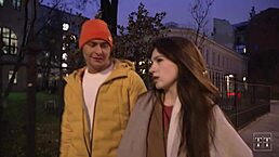 Skinny street pickup slut fucked raw in dorm cumshot facial no condom creampie