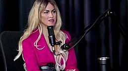 angel baronesa films fetishes tired of cheating returns to porn with husband sheer red lingerie