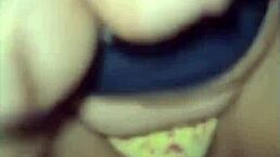 hot latina ebony stepmom's huge natural tits bounce in chubby cowgirl rides